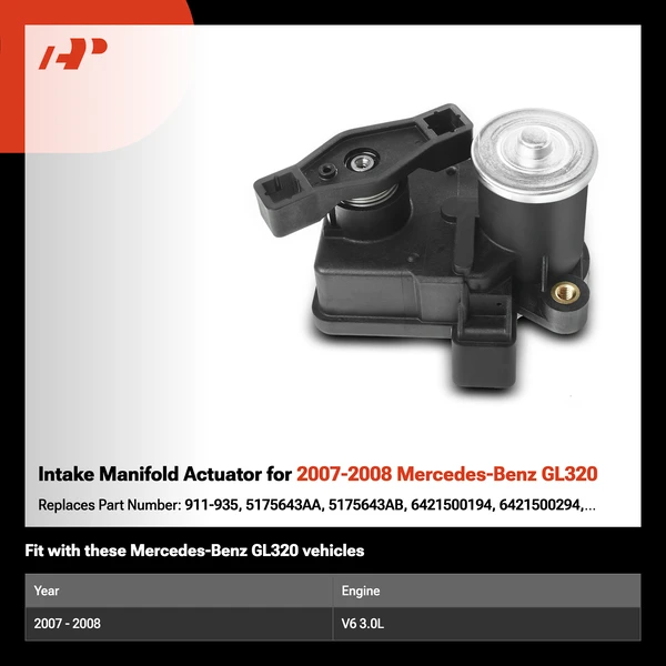Intake Manifold Actuator for 2007-2008 Mercedes-Benz GL320