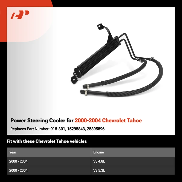 Power Steering Cooler for 2000-2004 Chevrolet Tahoe