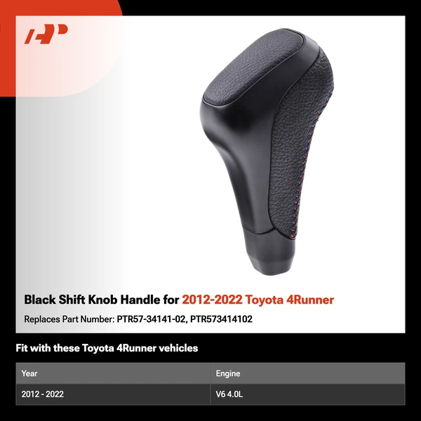 Black Shift Knob Handle for 2012-2022 Toyota 4Runner