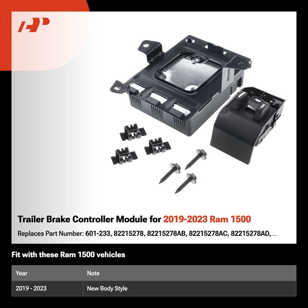 Trailer Brake Controller Module for 2019-2023 Ram 1500