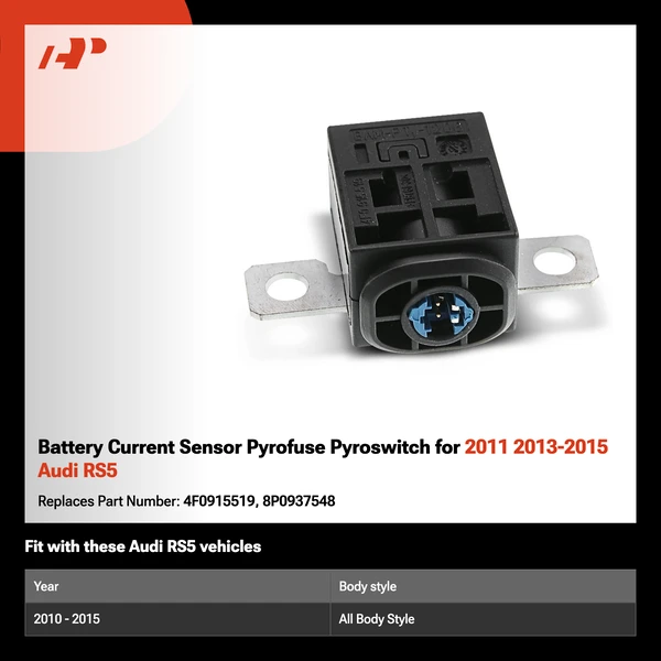 Battery Current Sensor Pyrofuse Pyroswitch for 2011 2013-2015 Audi RS5