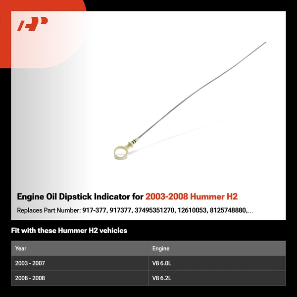 Engine Oil Dipstick Indicator for 2003-2008 Hummer H2