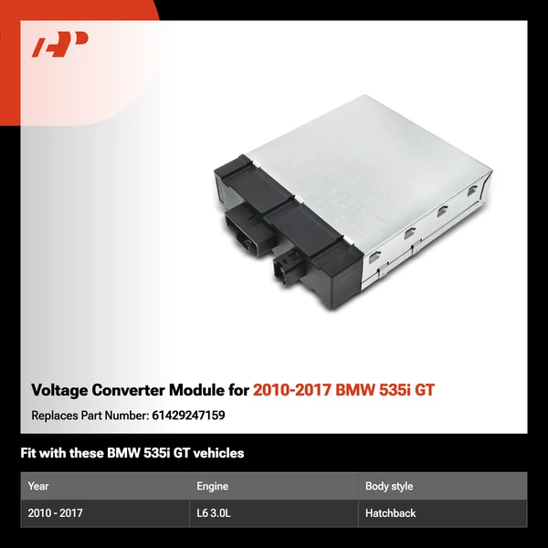 Voltage Converter Module for 2010-2017 BMW 535i GT