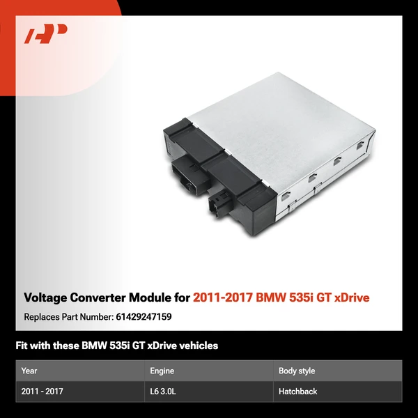 Voltage Converter Module for 2011-2017 BMW 535i GT xDrive