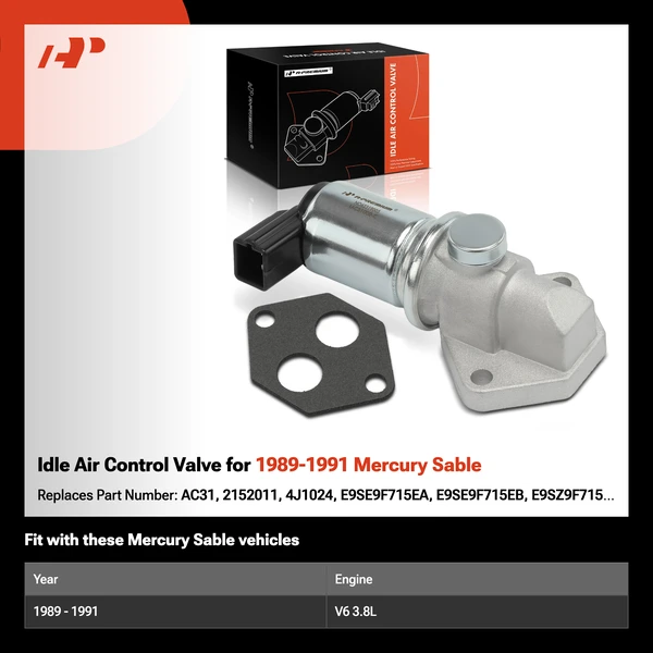 Idle Air Control Valve for 1989-1991 Mercury Sable