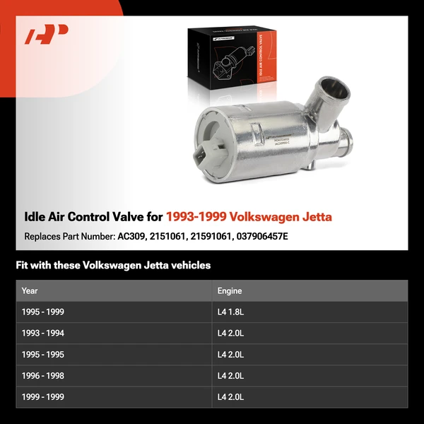 Idle Air Control Valve for 1993-1999 Volkswagen Jetta