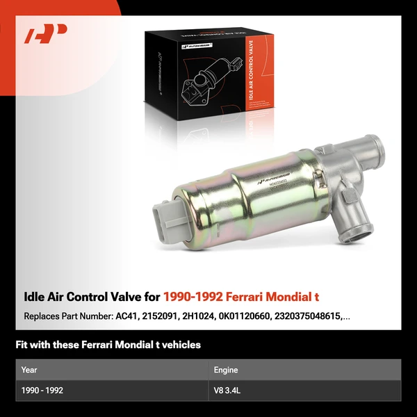 Idle Air Control Valve for 1990-1992 Ferrari Mondial t