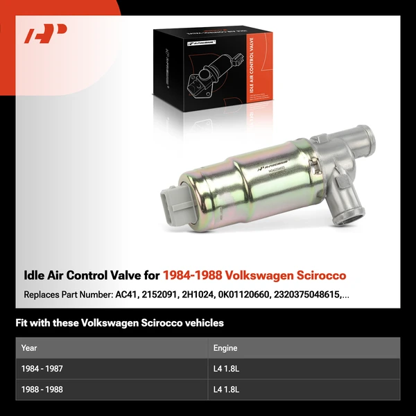 Idle Air Control Valve for 1984-1988 Volkswagen Scirocco