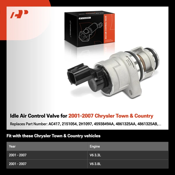 Idle Air Control Valve for 2001-2007 Chrysler Town & Country