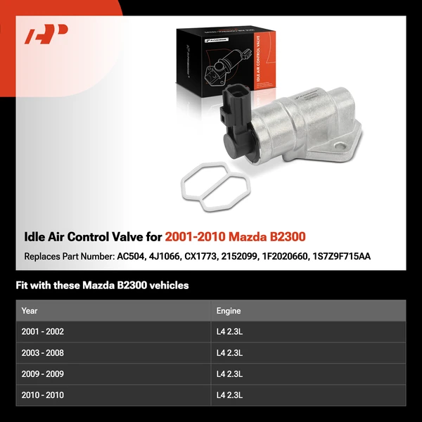 Idle Air Control Valve for 2001-2010 Mazda B2300