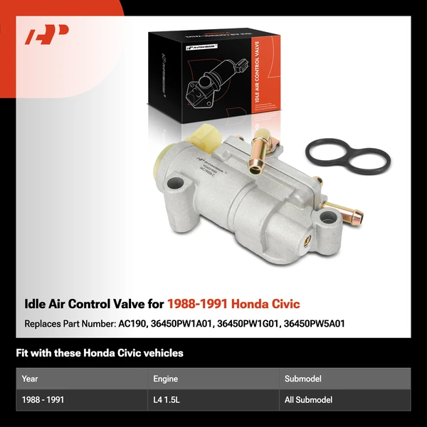 Idle Air Control Valve for 1988-1991 Honda Civic