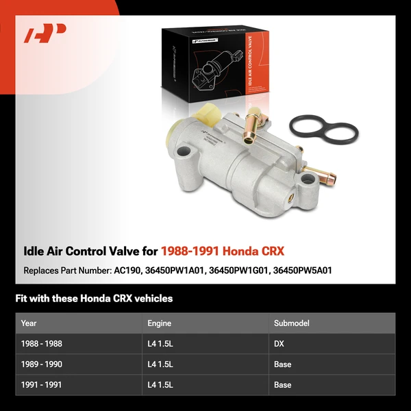 Idle Air Control Valve for 1988-1991 Honda CRX