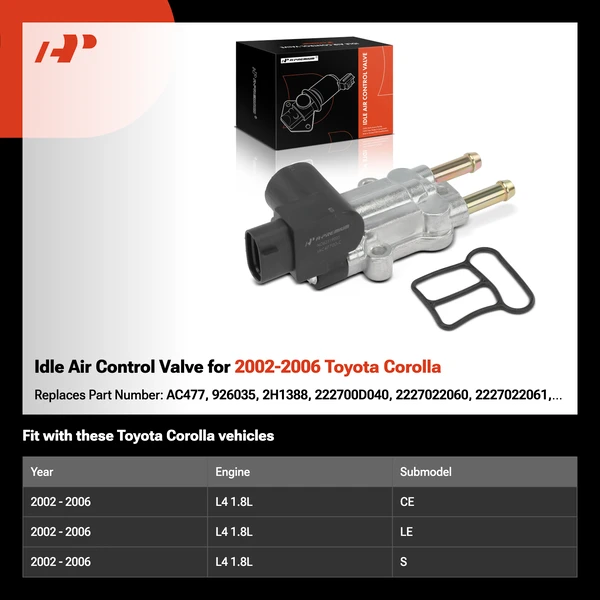 Idle Air Control Valve for 2002-2006 Toyota Corolla