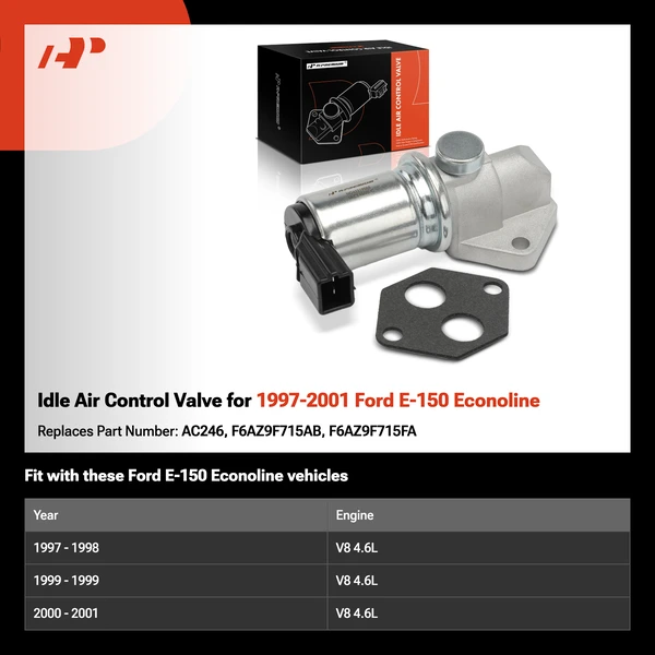 Idle Air Control Valve for 1997-2001 Ford E-150 Econoline