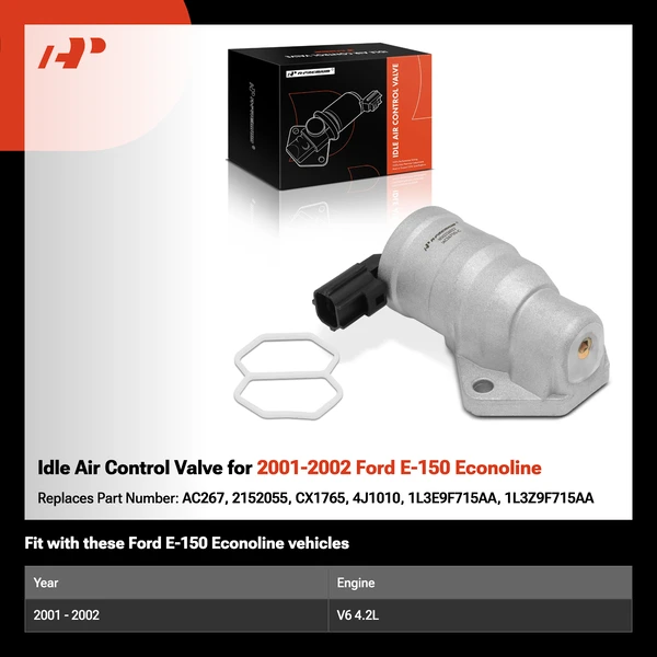 Idle Air Control Valve for 2001-2002 Ford E-150 Econoline