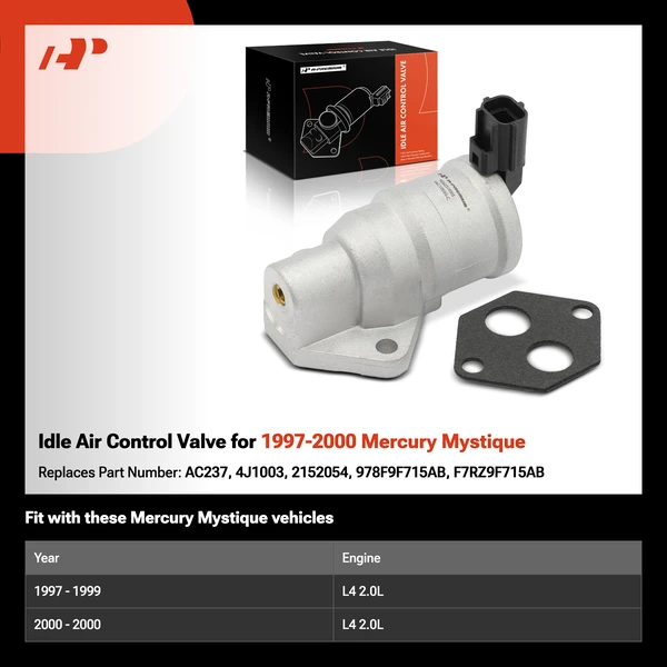 Idle Air Control Valve for 1997-2000 Mercury Mystique