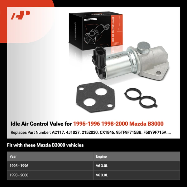 Idle Air Control Valve for 1995-1996 1998-2000 Mazda B3000