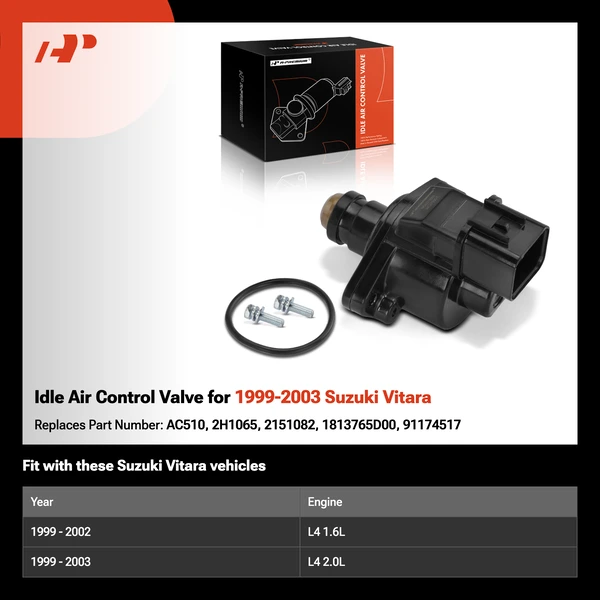 Idle Air Control Valve for 1999-2003 Suzuki Vitara
