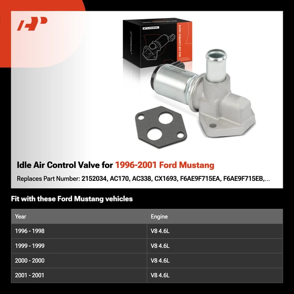 Idle Air Control Valve for 1996-2001 Ford Mustang