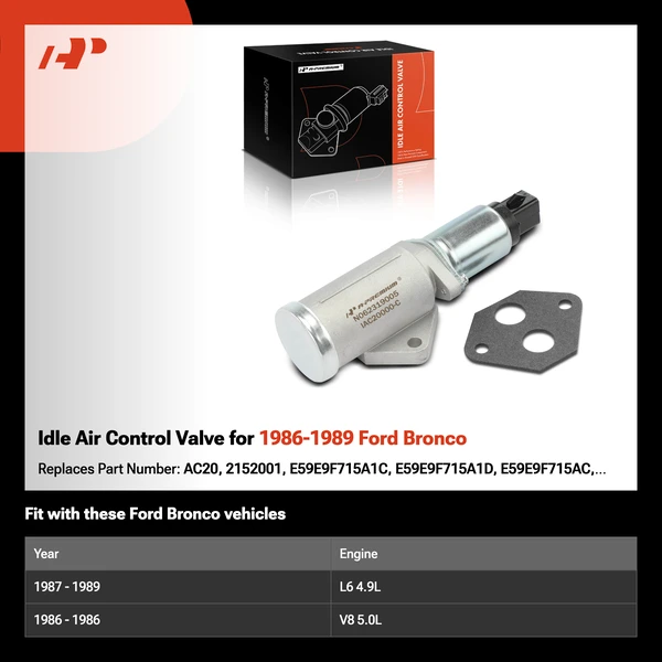 Idle Air Control Valve for 1986-1989 Ford Bronco