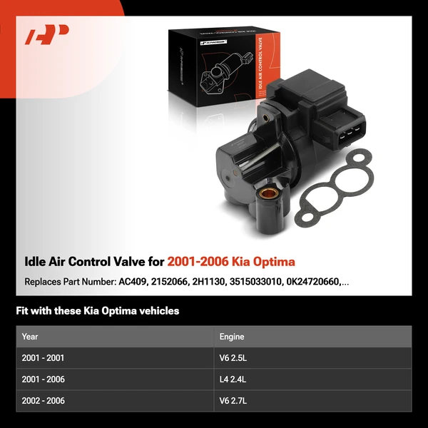 Idle Air Control Valve for 2001-2006 Kia Optima