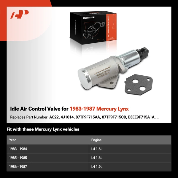 Idle Air Control Valve for 1983-1987 Mercury Lynx