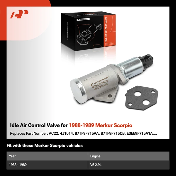 Idle Air Control Valve for 1988-1989 Merkur Scorpio