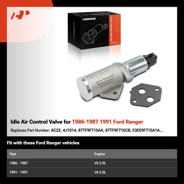 Idle Air Control Valve for 1986-1987 1991 Ford Ranger