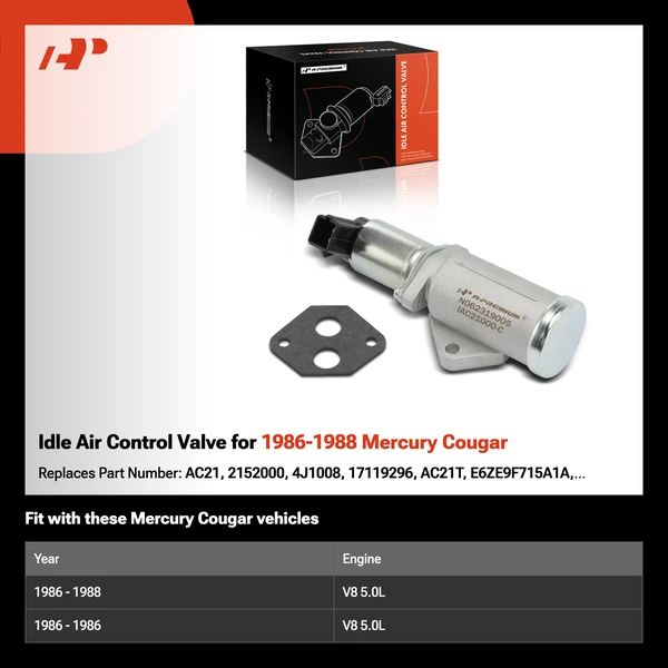 Idle Air Control Valve for 1986-1988 Mercury Cougar