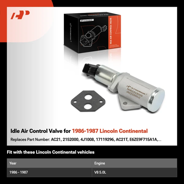 Idle Air Control Valve for 1986-1987 Lincoln Continental