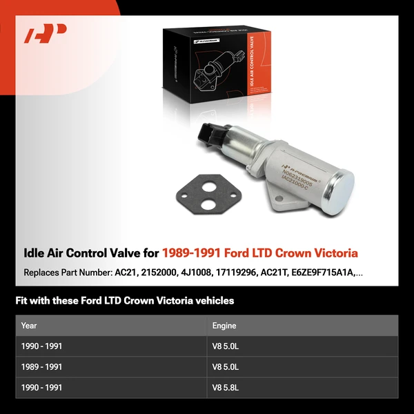 Idle Air Control Valve for 1989-1991 Ford LTD Crown Victoria