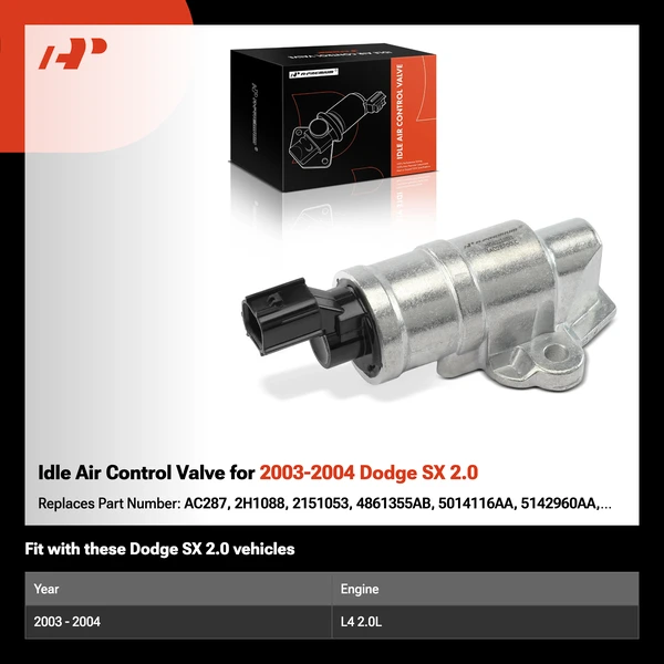 Idle Air Control Valve for 2003-2004 Dodge SX 2.0
