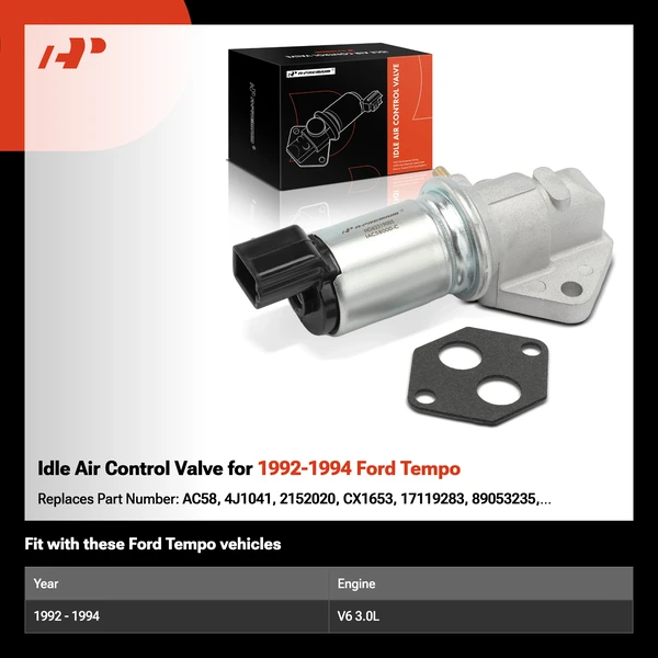 Idle Air Control Valve for 1992-1994 Ford Tempo