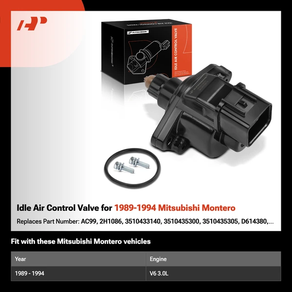 Idle Air Control Valve for 1989-1994 Mitsubishi Montero