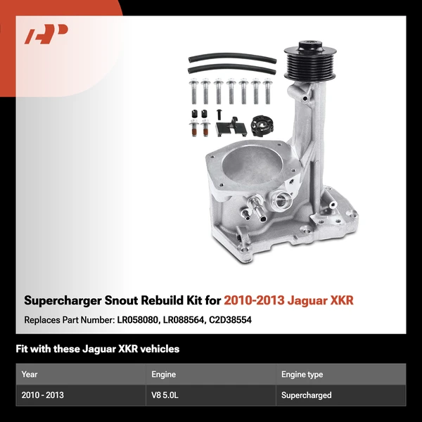 Supercharger Snout Rebuild Kit for 2010-2013 Jaguar XKR
