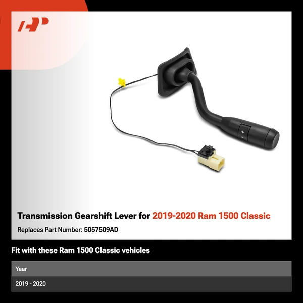 Transmission Gearshift Lever for 2019-2020 Ram 1500 Classic