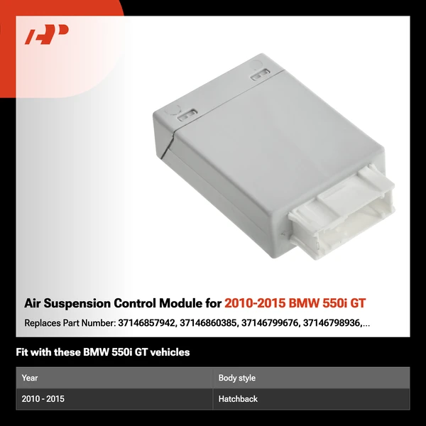 Air Suspension Control Module for 2010-2015 BMW 550i GT