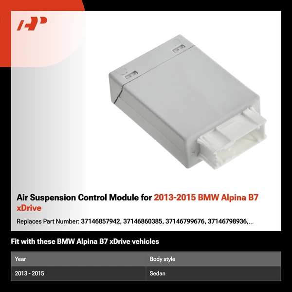 Air Suspension Control Module for 2013-2015 BMW Alpina B7 xDrive