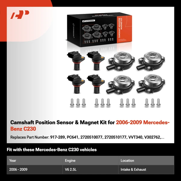 Camshaft Position Sensor & Magnet Kit for 2006-2009 Mercedes-Benz C230