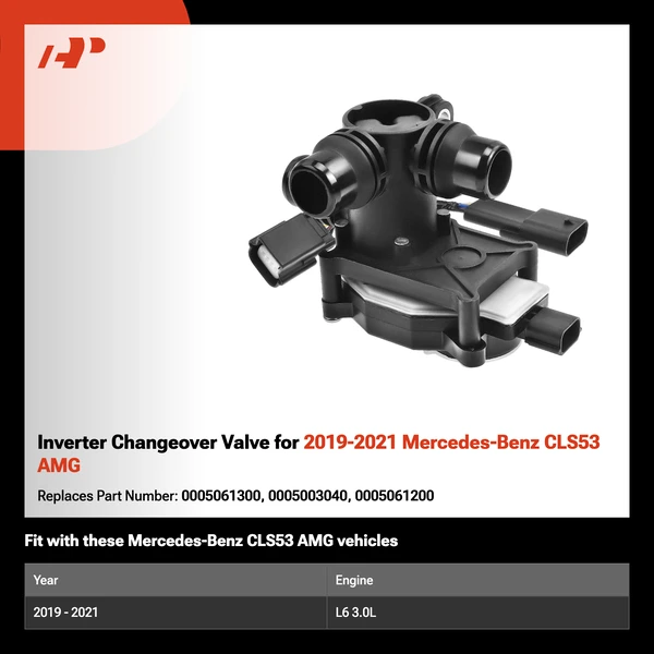 Inverter Changeover Valve for 2019-2021 Mercedes-Benz CLS53 AMG