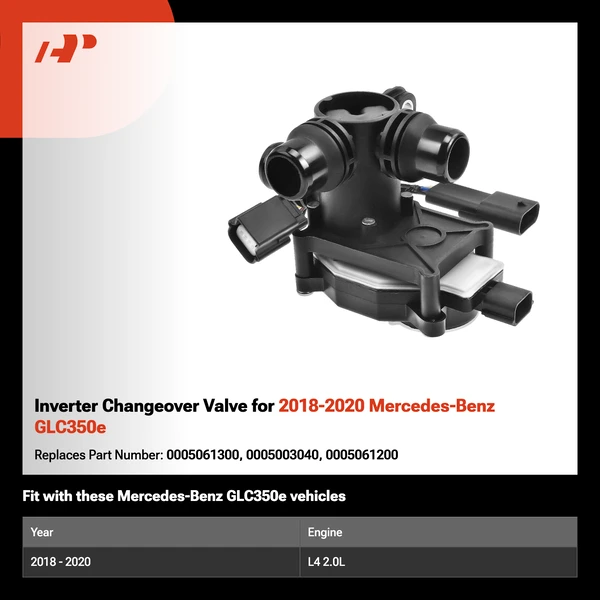 Inverter Changeover Valve for 2018-2020 Mercedes-Benz GLC350e