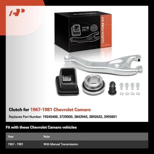Clutch for 1967-1981 Chevrolet Camaro
