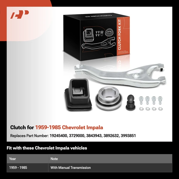 Clutch for 1959-1985 Chevrolet Impala