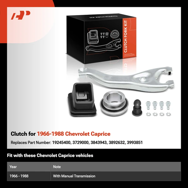 Clutch for 1966-1988 Chevrolet Caprice