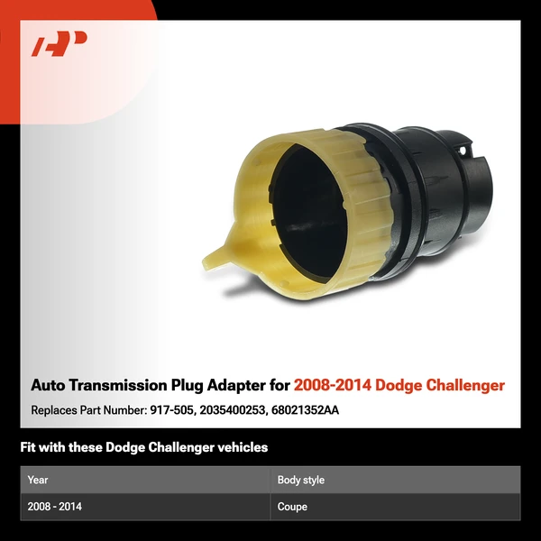 Auto Transmission Plug Adapter for 2008-2014 Dodge Challenger