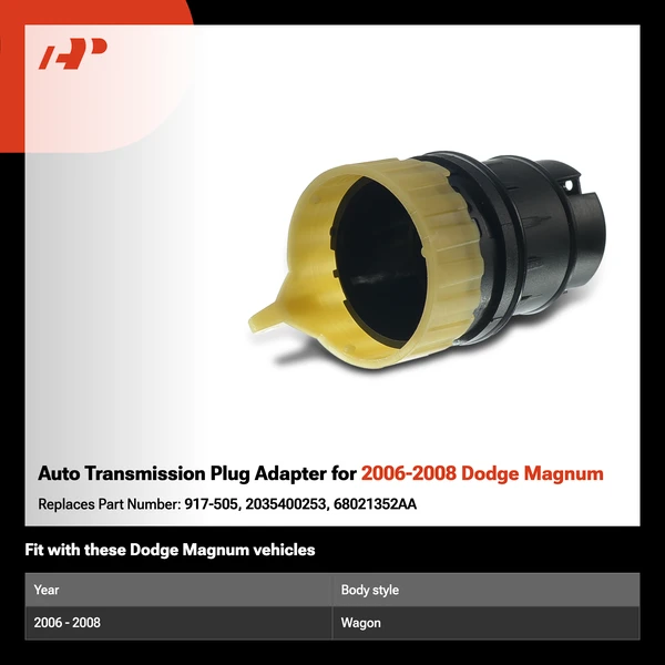Auto Transmission Plug Adapter for 2006-2008 Dodge Magnum