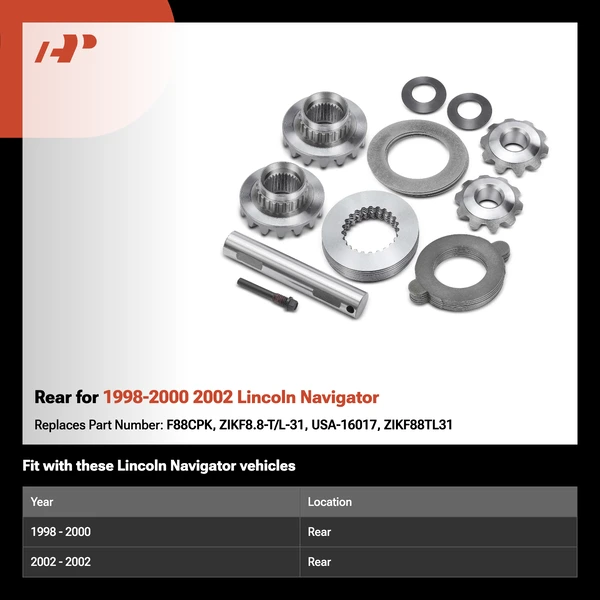 Rear for 1998-2000 2002 Lincoln Navigator