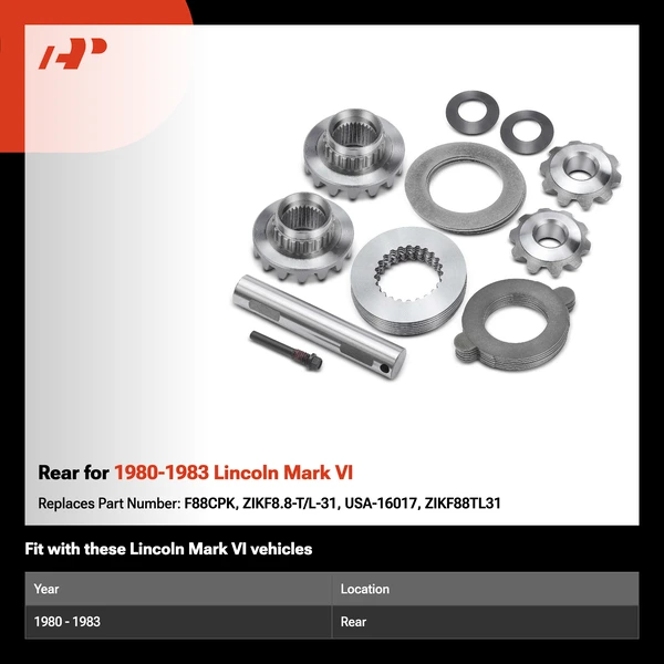 Rear for 1980-1983 Lincoln Mark VI