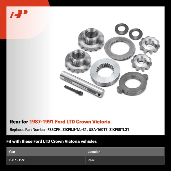 Rear for 1987-1991 Ford LTD Crown Victoria