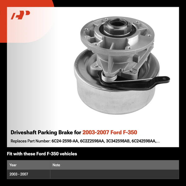 Driveshaft Parking Brake for 2003-2007 Ford F-350